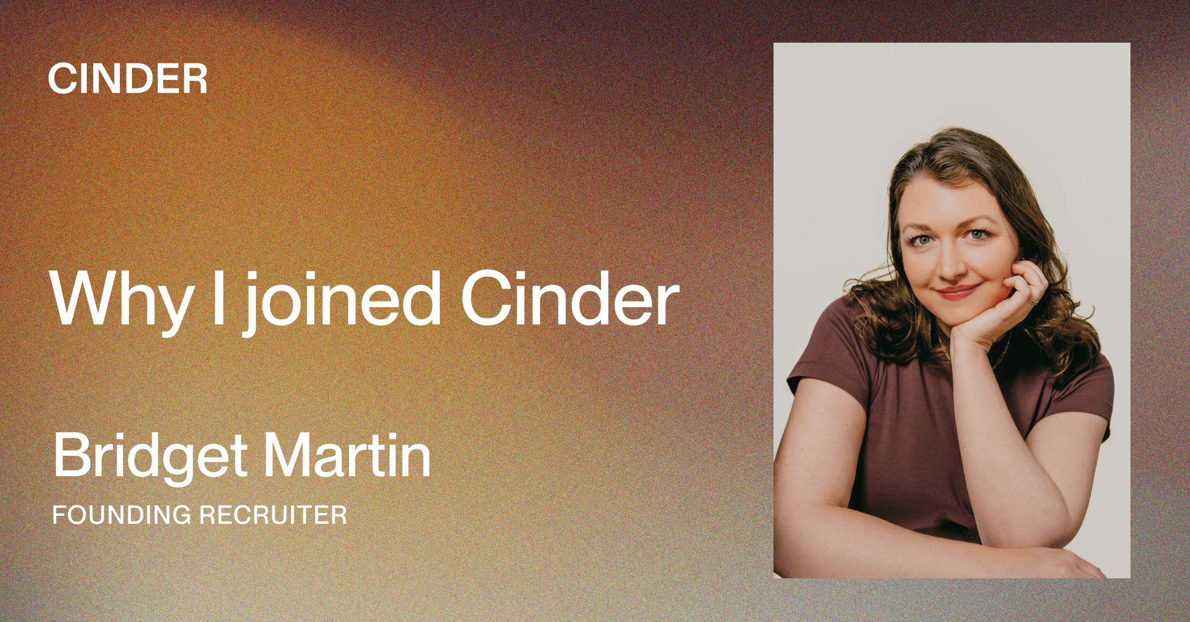Why I joined Cinder